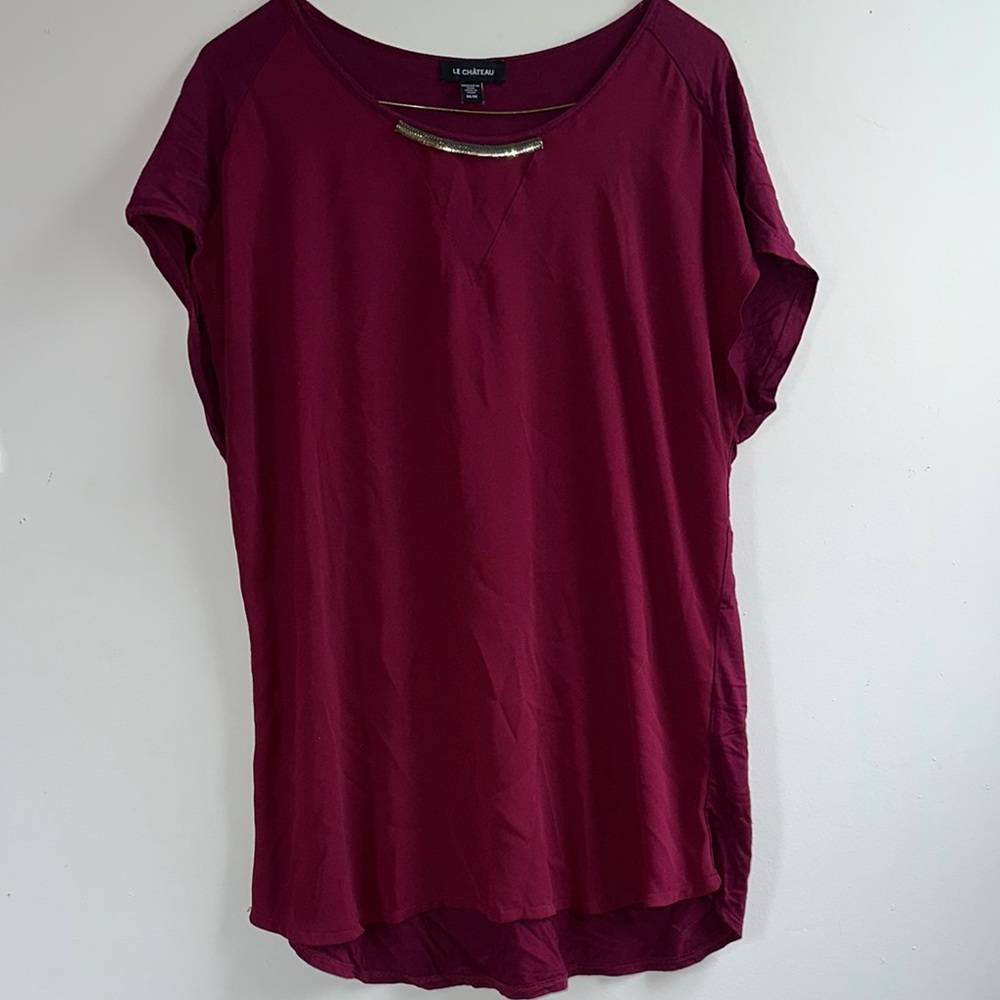 LE CHATEAU Short Sleeve Blouse